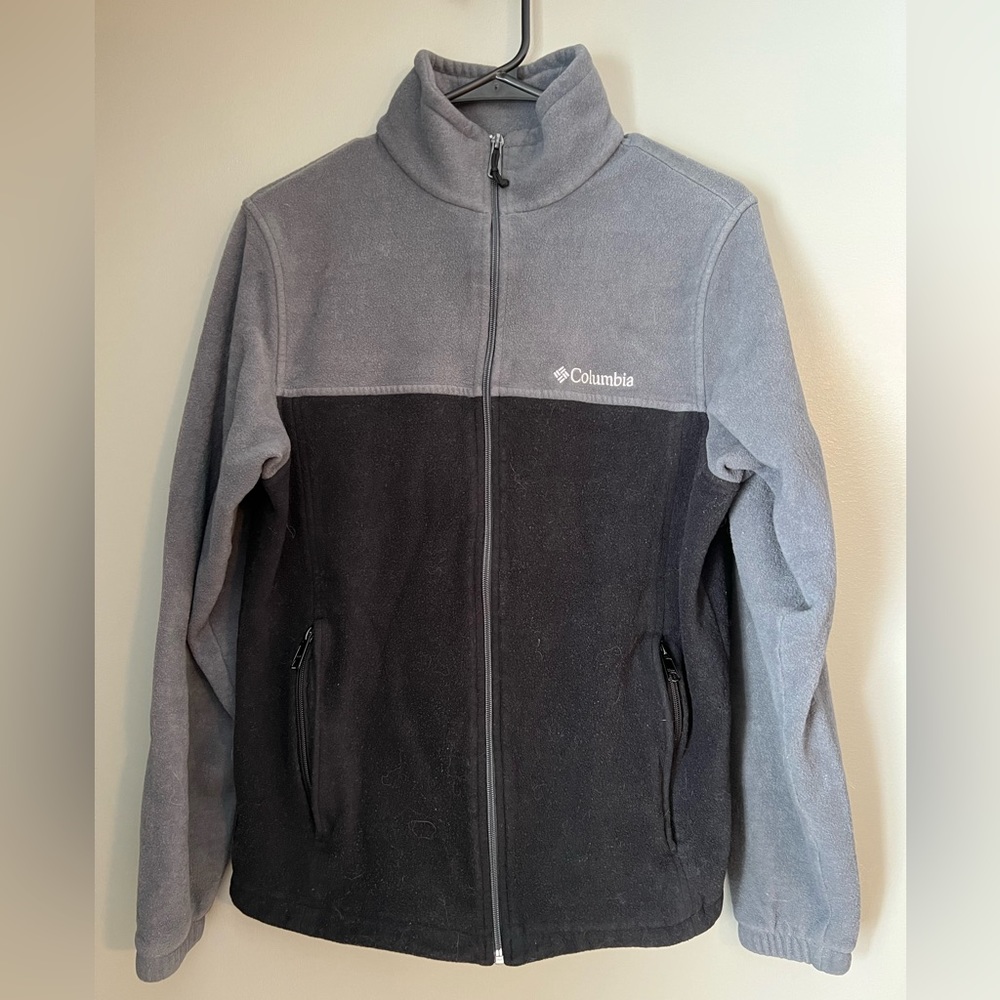 Columbia Grey/Black Color-block Fleece - size (M)